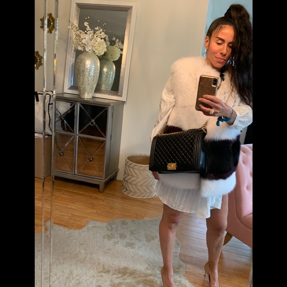 DISCONTINUED SIZE!!! Chanel X-Large Black Boy Bag